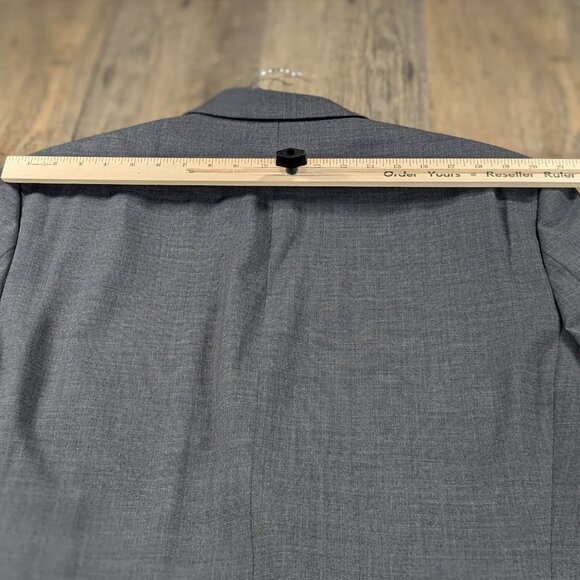 Michael Strahan Collection Blazer Sport Coat Mens 48L Gray Long Sleeve Button - Picture 6 of 12